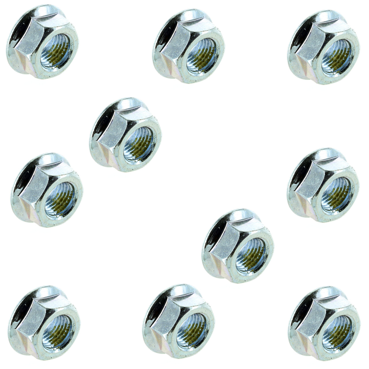 Polaris New OEM Sportsman Flange Lock Nut Set Of 10, 7542459