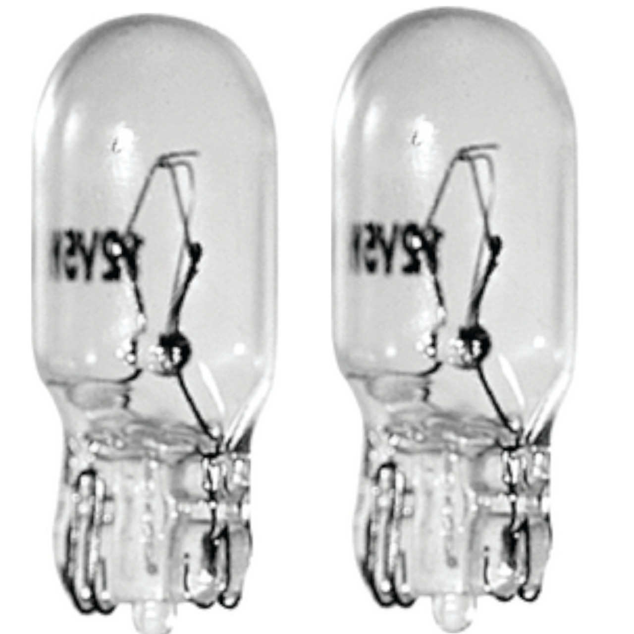 Ancor New, 12V 3.8W Nickel-Plated Brass Light Bulb, Pack of 2, 639-520194