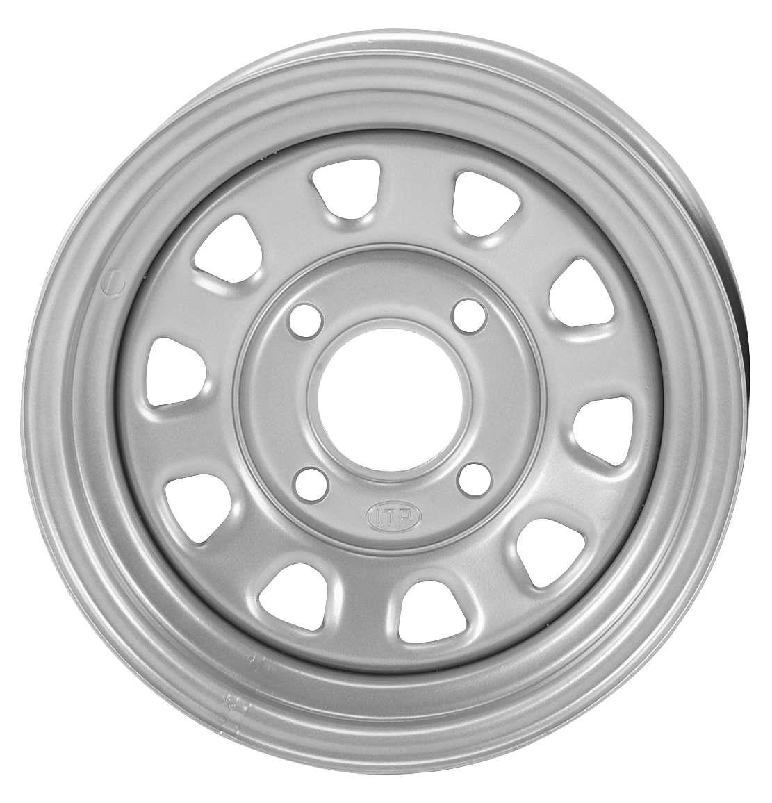 Itp Steel - Silver - Rear - 12X7 - 2+5 - 4/110, D12R411