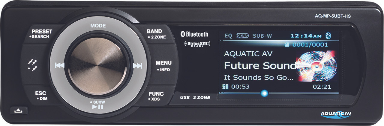 AQUATIC AV Harley Bluetooth Radio, 94-1312