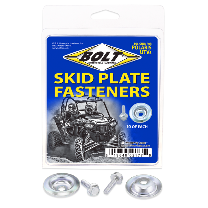 BOLT UTV Skid Plate Fasteners Washer/Bolt 20/pk, 020-0161