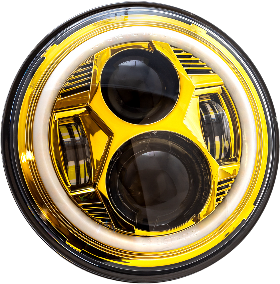 LETRIC LIGHTING CO 7" LED Headlight w/ Mount Adapter, 850-09672