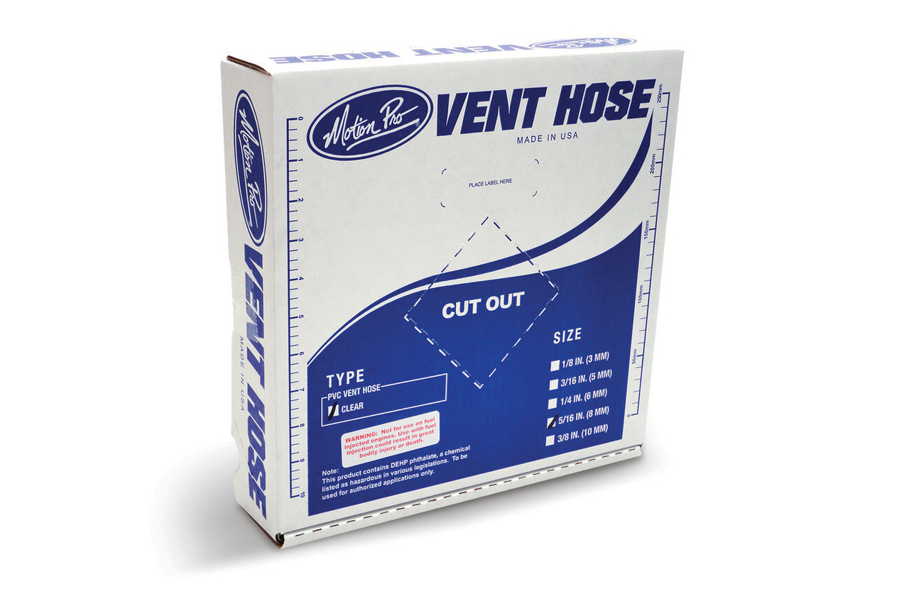 Motion Pro New Clear Standard Vinyl Fuel Vent Line, 12-0003
