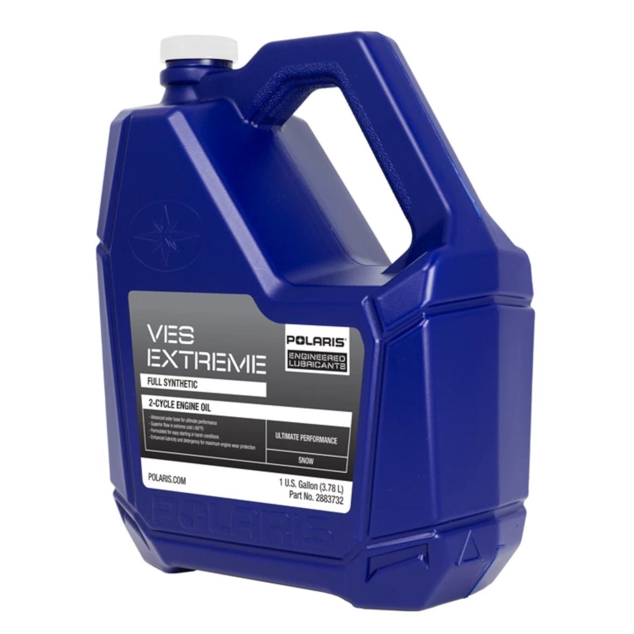 Polaris New OEM VES Extreme Full Synthetic 2-Cycle Oil Gallon, 2883732
