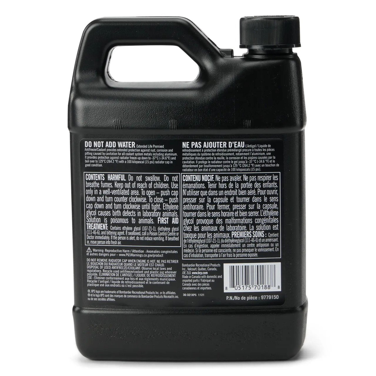 Can-Am OEM XPS Extended Life Pre-Mixed Coolant (Orange) - 1 Quart