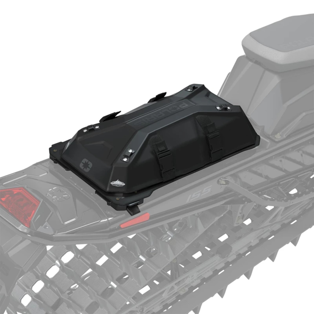Polaris Snowmobile New OEM Black Lock & Ride® Flex Large Burandt Bag, 2890010