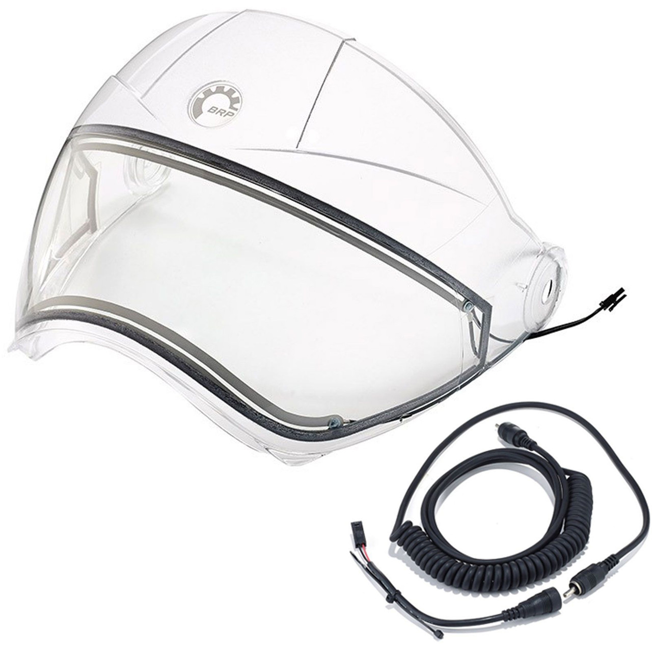 Ski-Doo New OEM, Branded Clear Onesize Electric Visor, 4479540000 4482400000