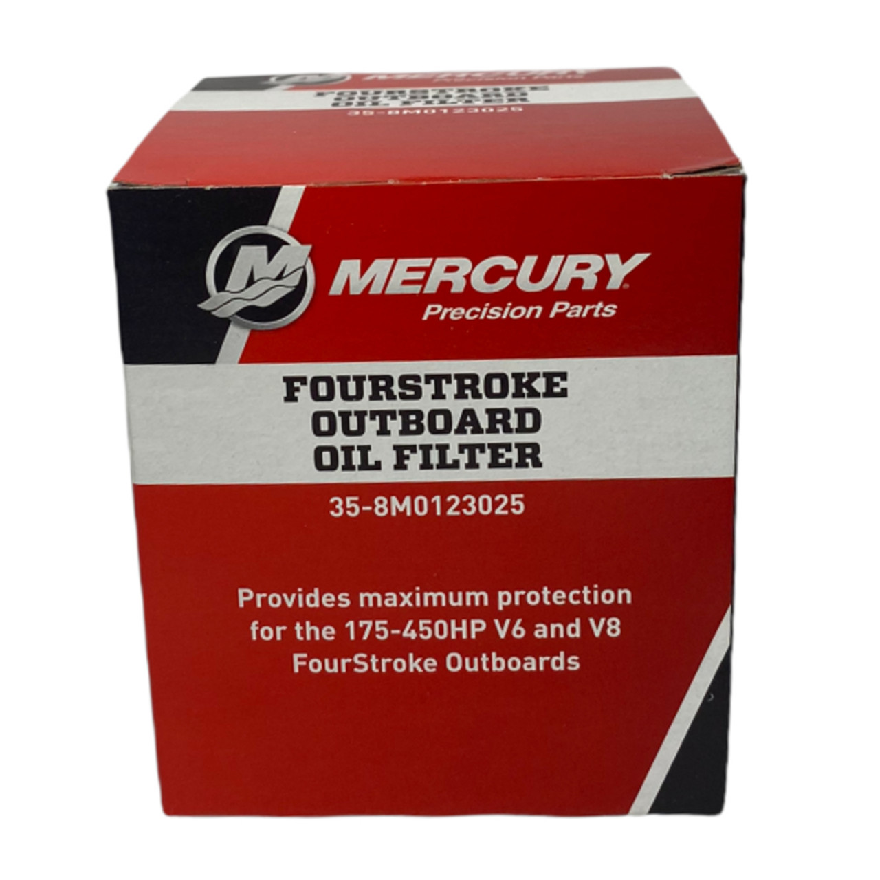 Mercury Marine New OEM 175 to 300 HP V6 & V8 Outboard Oil Filter, 35-8M0123025