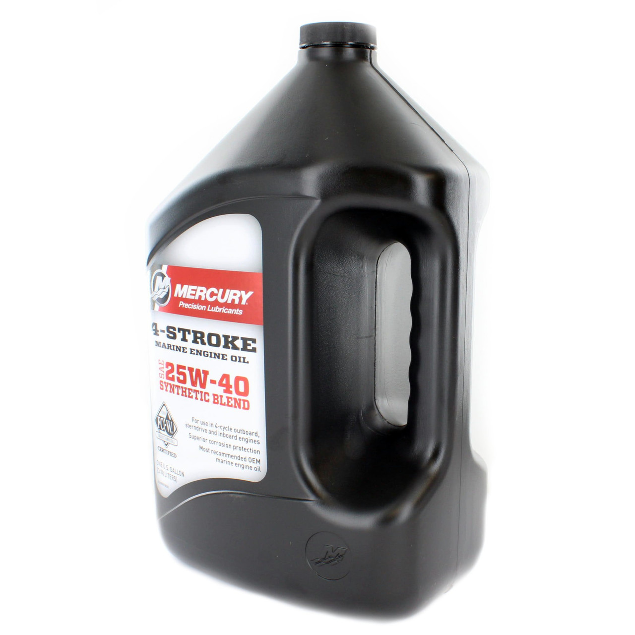Mercury Marine New OEM 25W-40 Synthetic Blend 4-Stroke Oil 1 Gal., 92-8M0078630