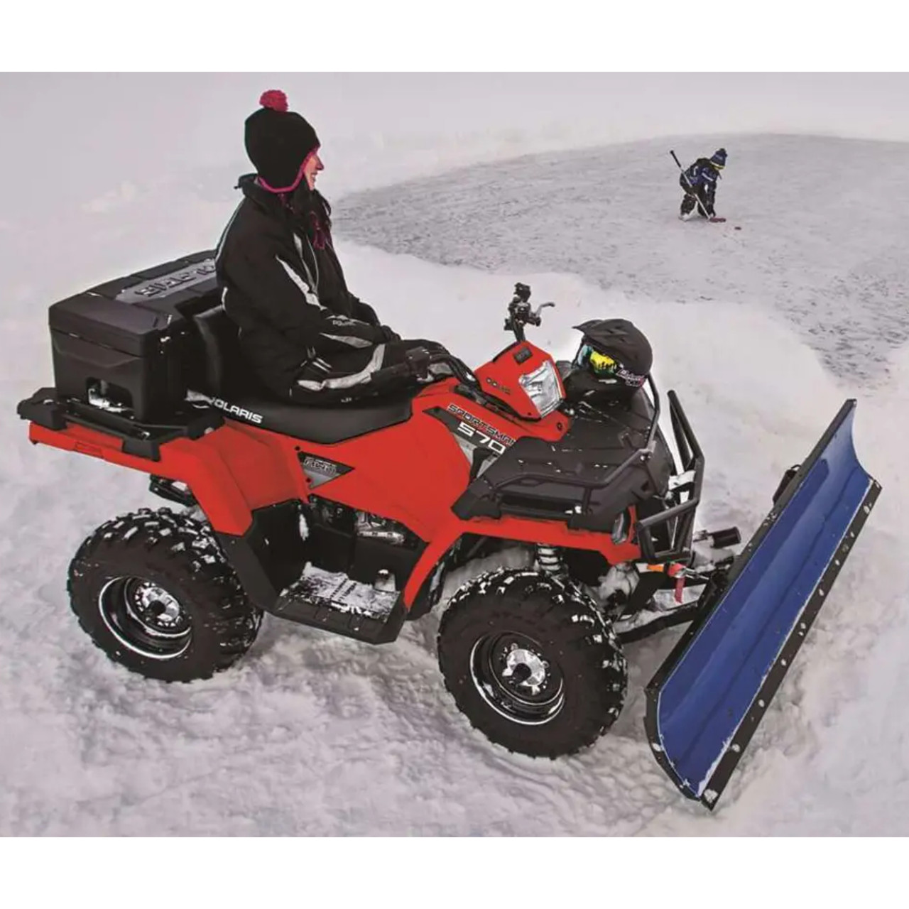 Polaris New OEM Glacier® Pro Lock & Ride Steel ATV Plow Frame, 2879630