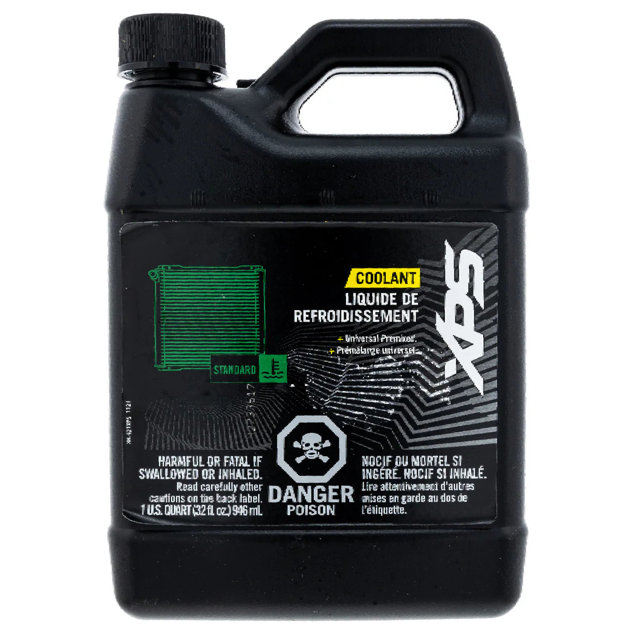 Can-Am OEM Universal Pre-Mixed Green Antifreeze Engine Coolant 1QT, 9779149