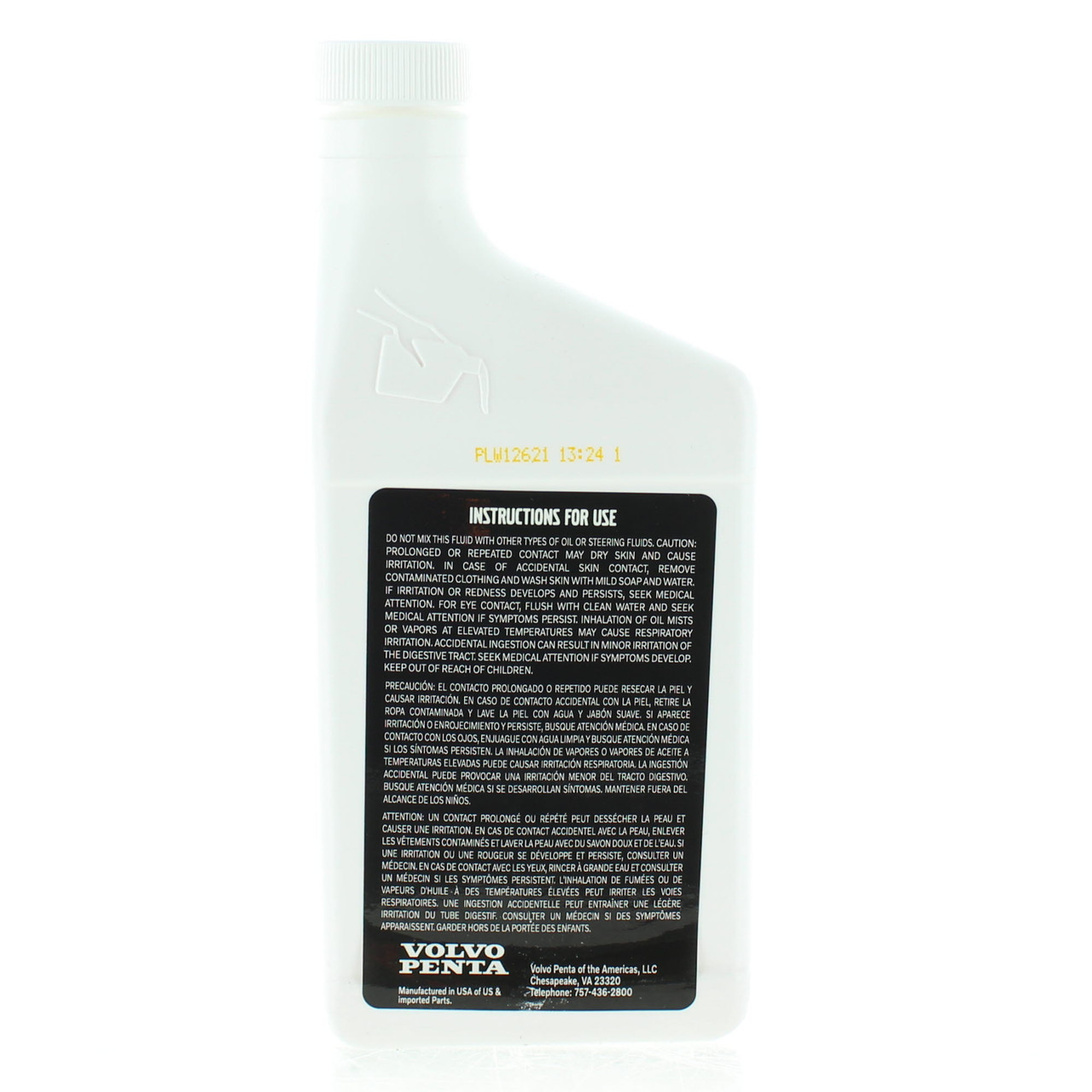 Volvo Penta OEM Power Steering and Trim Fluid, 3851039