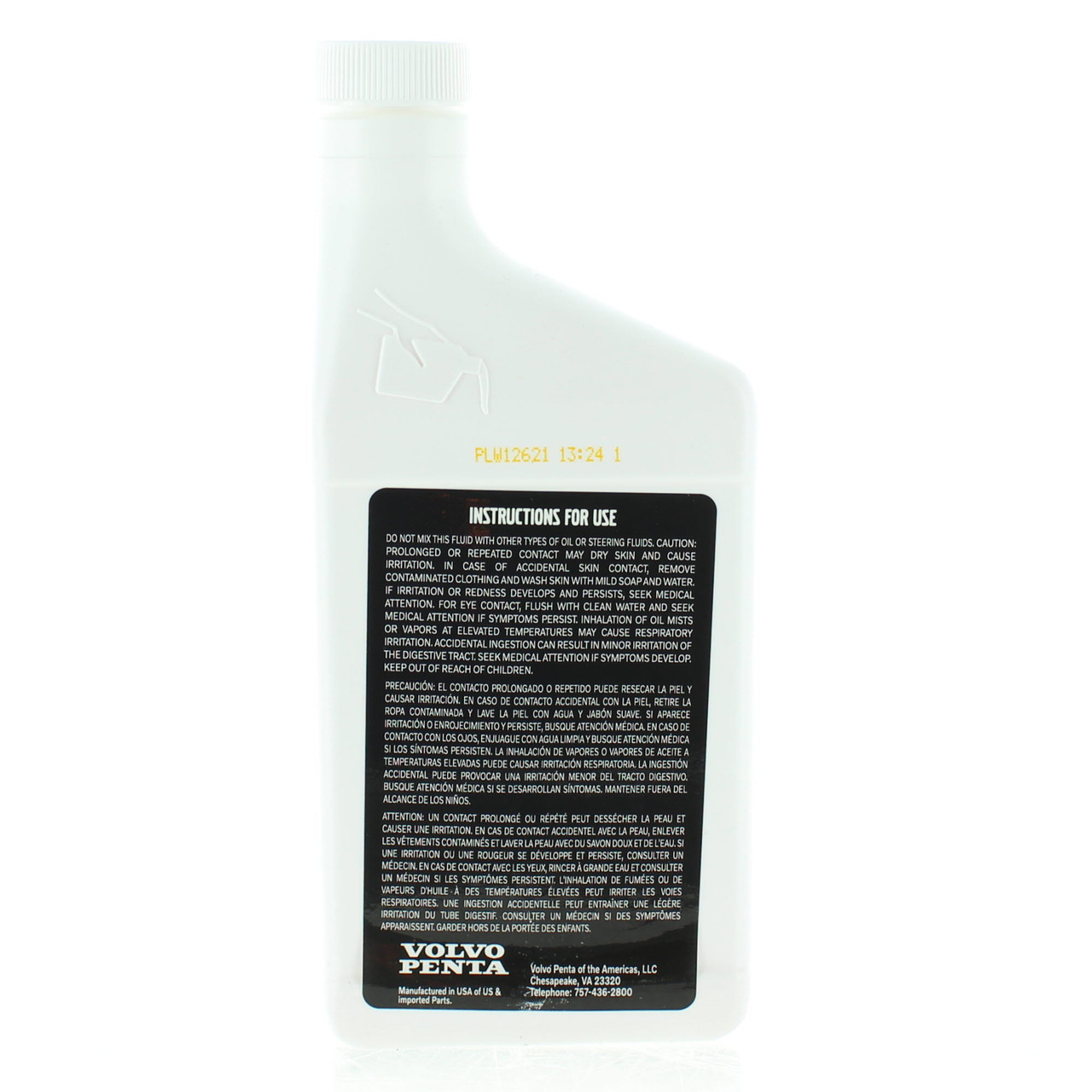 Volvo Penta New OEM Power Steering and Trim Fluid, 3851039