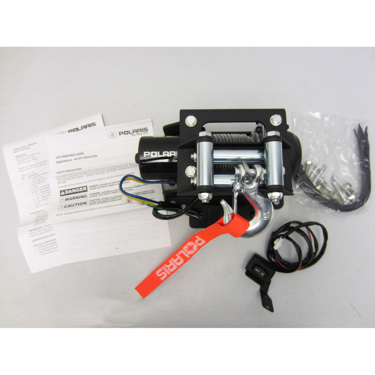 Polaris New OEM, 1500 LB Winch For Sportsman Hawkeye With Hardware, 2876639