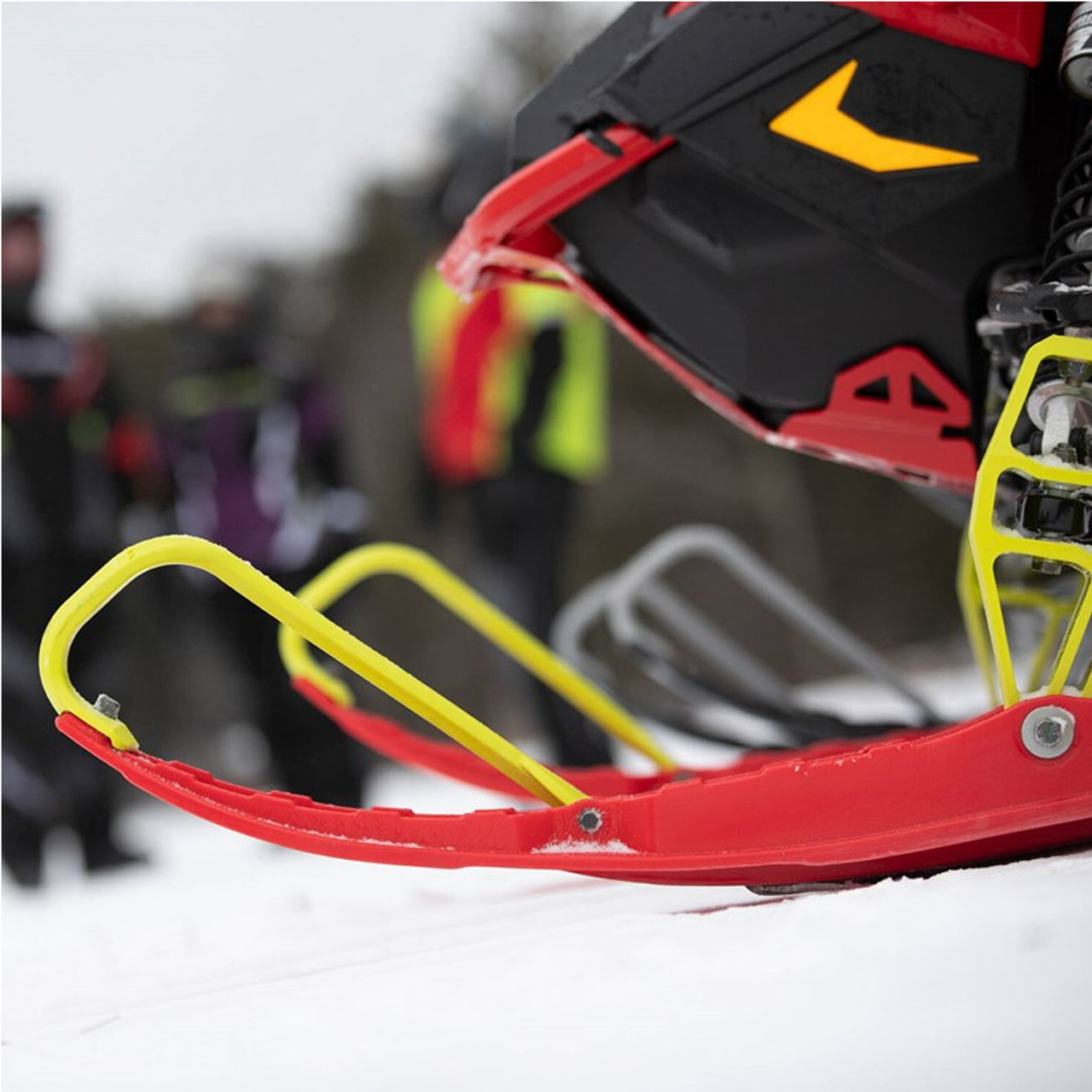 Polaris Snowmobile OEM Single Pro Steer Ski, Red, 2885164-293