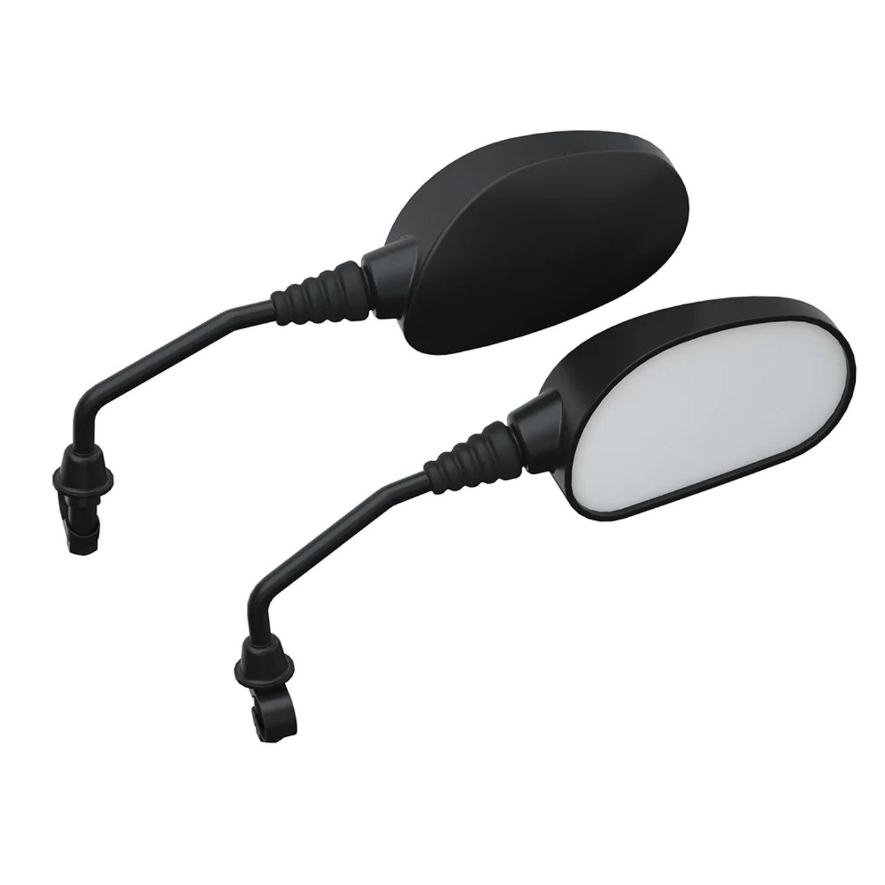 Polaris New OEM Handlebar-Mounted Adjustable Mirrors in Black 2877222