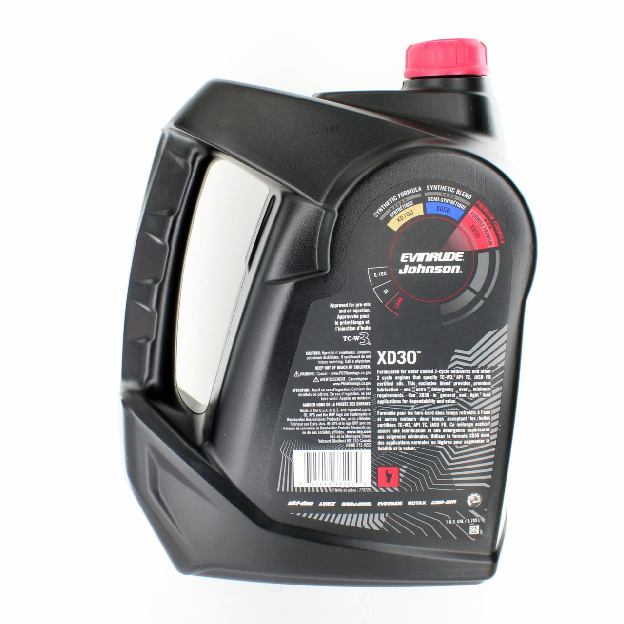 Johnson Evinrude OMC OEM XD30 2 Stroke Premium Oil Gallon, 0764349 779725