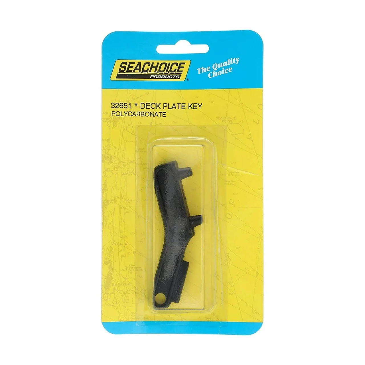 Seachoice, Polycarbonate Black Deck Plate Key, 50-32651