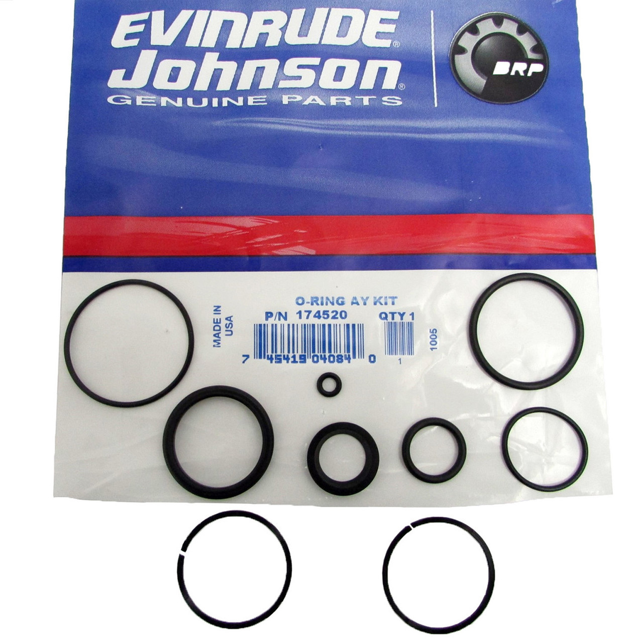 Johnson Evinrude OMC OEM Power Trim & Tilt O-Ring Kit 35-135HP, 0174520