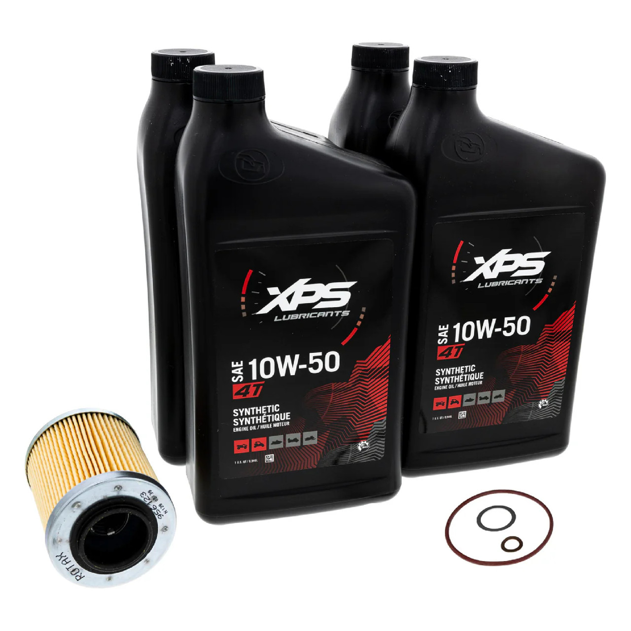 Can-Am New OEM 4T 10W-50 Synthetic Blend Oil Change Kit Rotax 900 9779261