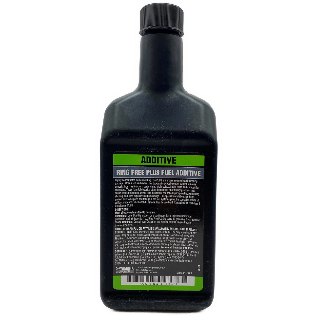 Yamaha New OEM Yamalube Outboard Ring Free Plus Fuel Additive Qt ACC