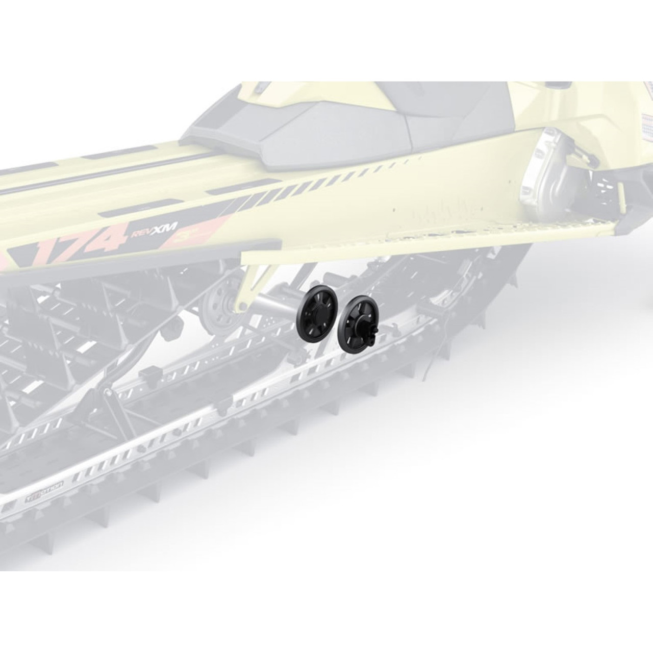 Ski-Doo New OEM 152mm REV Gen4 Summit X T3 Extra Idler Wheel Kit, 860201183