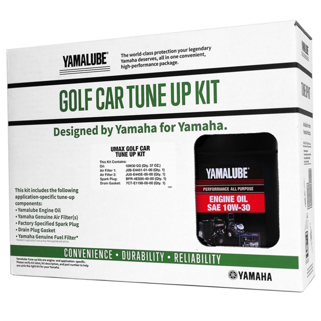 Yamaha New OEM Yamalube 10W30 Golf Car Tune Up Kit, LUB-GCUMX-MT-KT