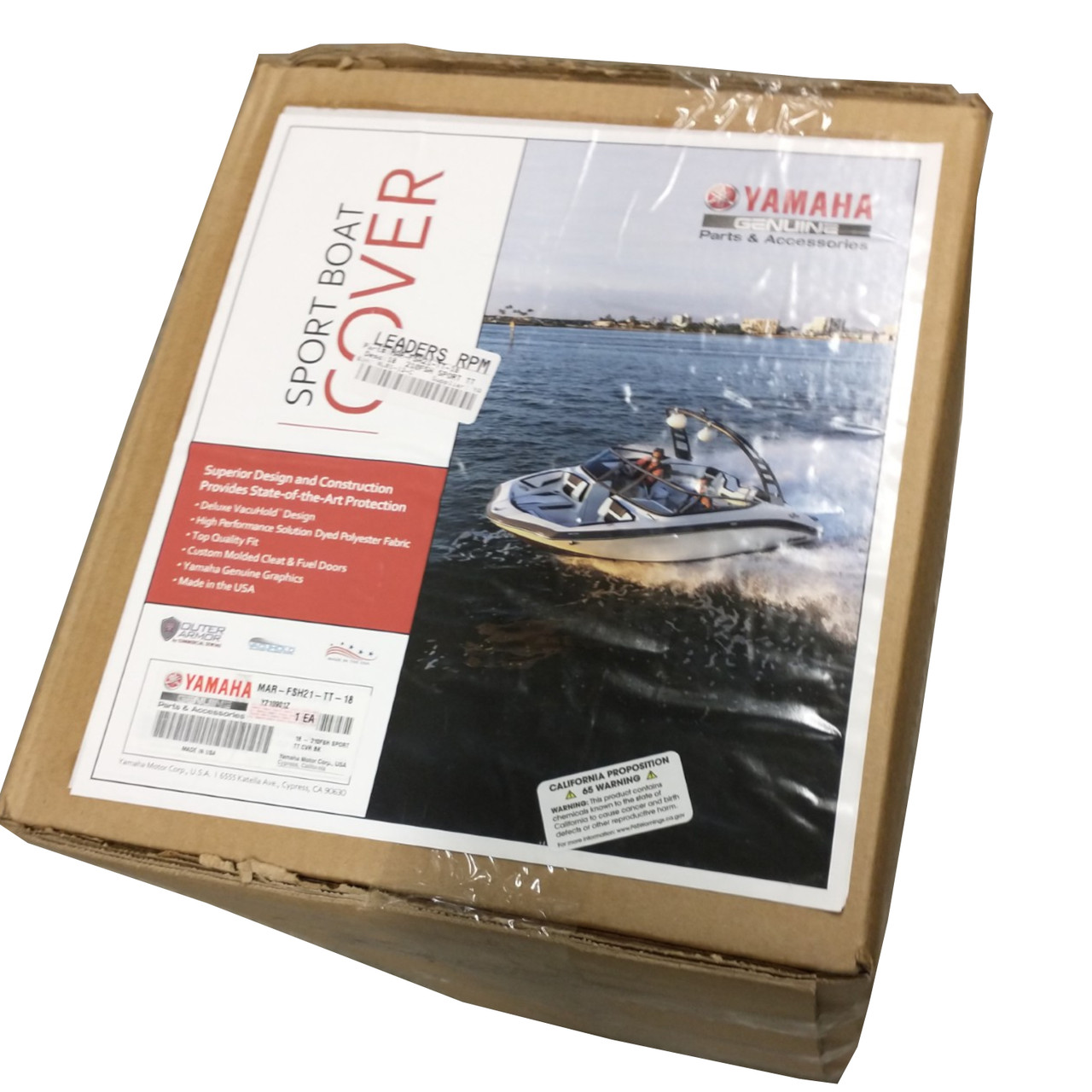 Yamaha New OEM Deluxe Premium Tower Mooring Cover, FSH, MAR-FSH21-TT-18