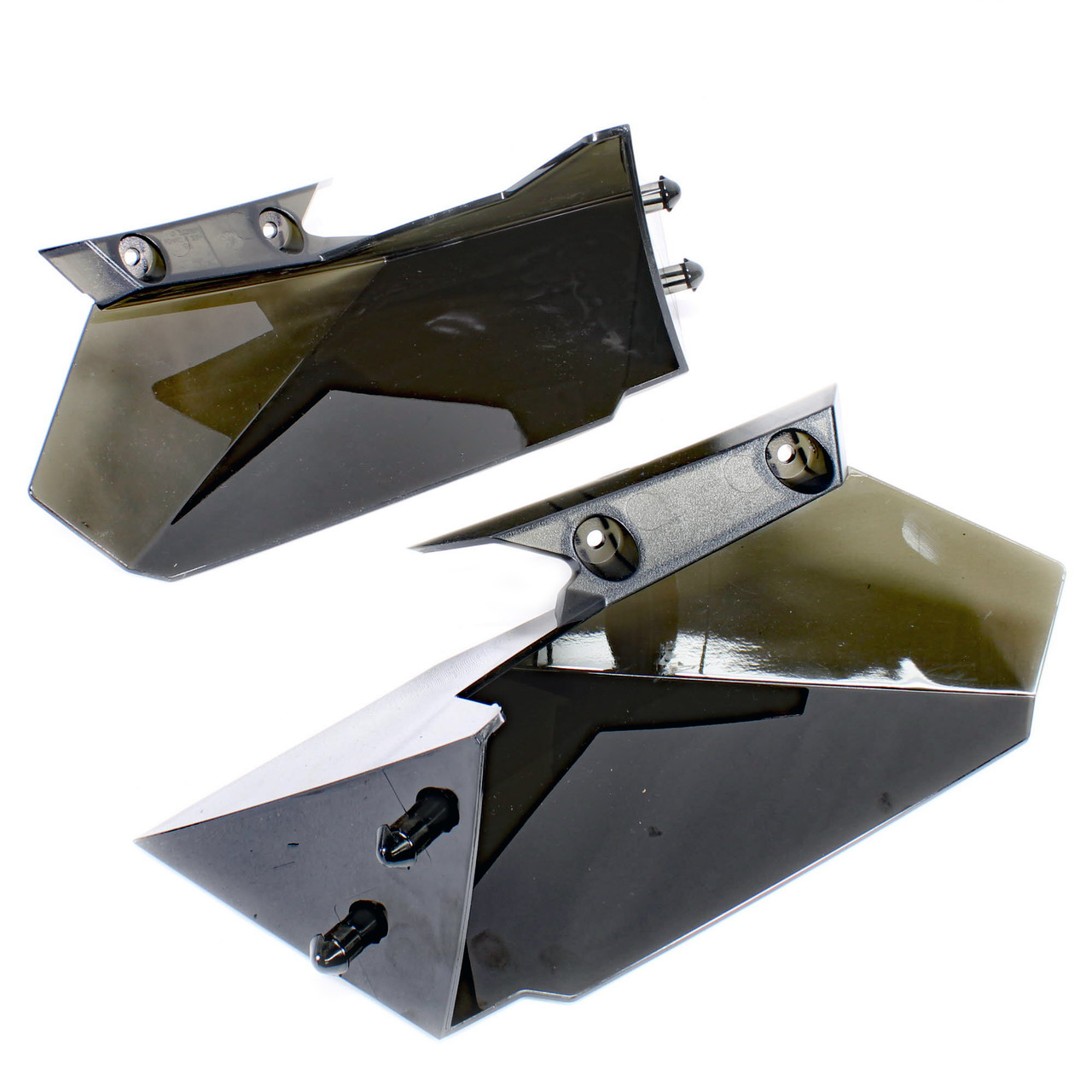 Ski-Doo New OEM Windshield Side Deflector Kit 860200084 Ski-Doo New OEM Windshield Side Deflector Kit 860200084