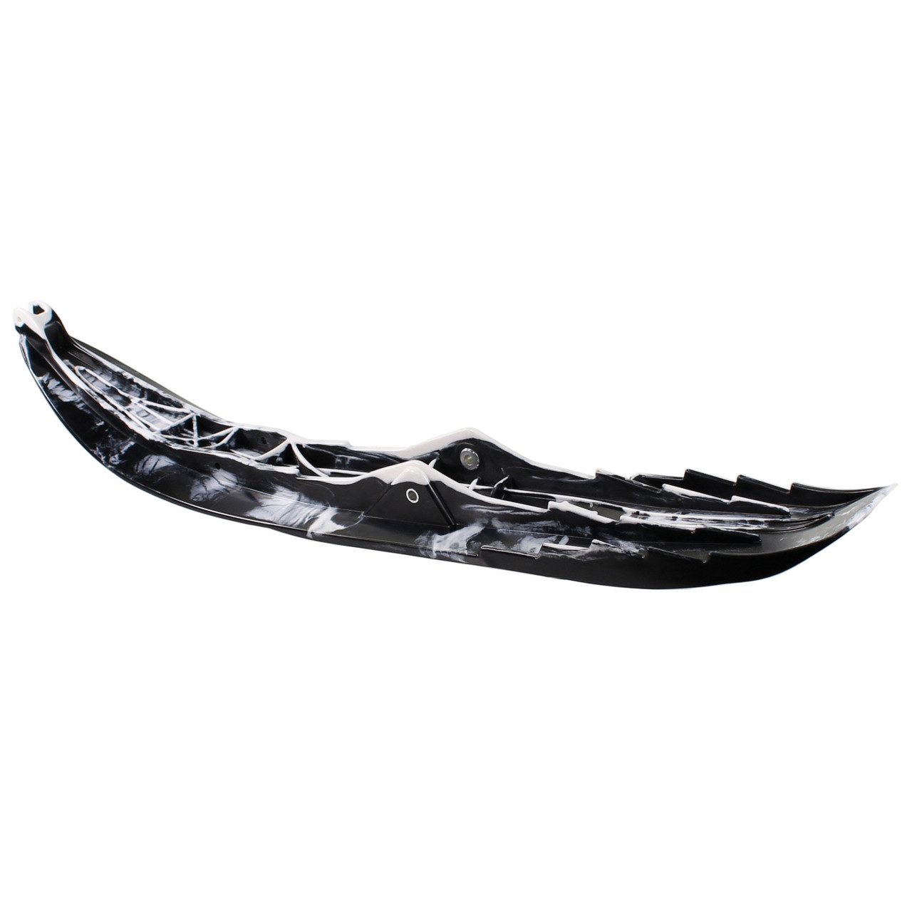 Ski-Doo New OEM Black White Marble Composite Pilot 6.9 RH Ski, REV, 505073062