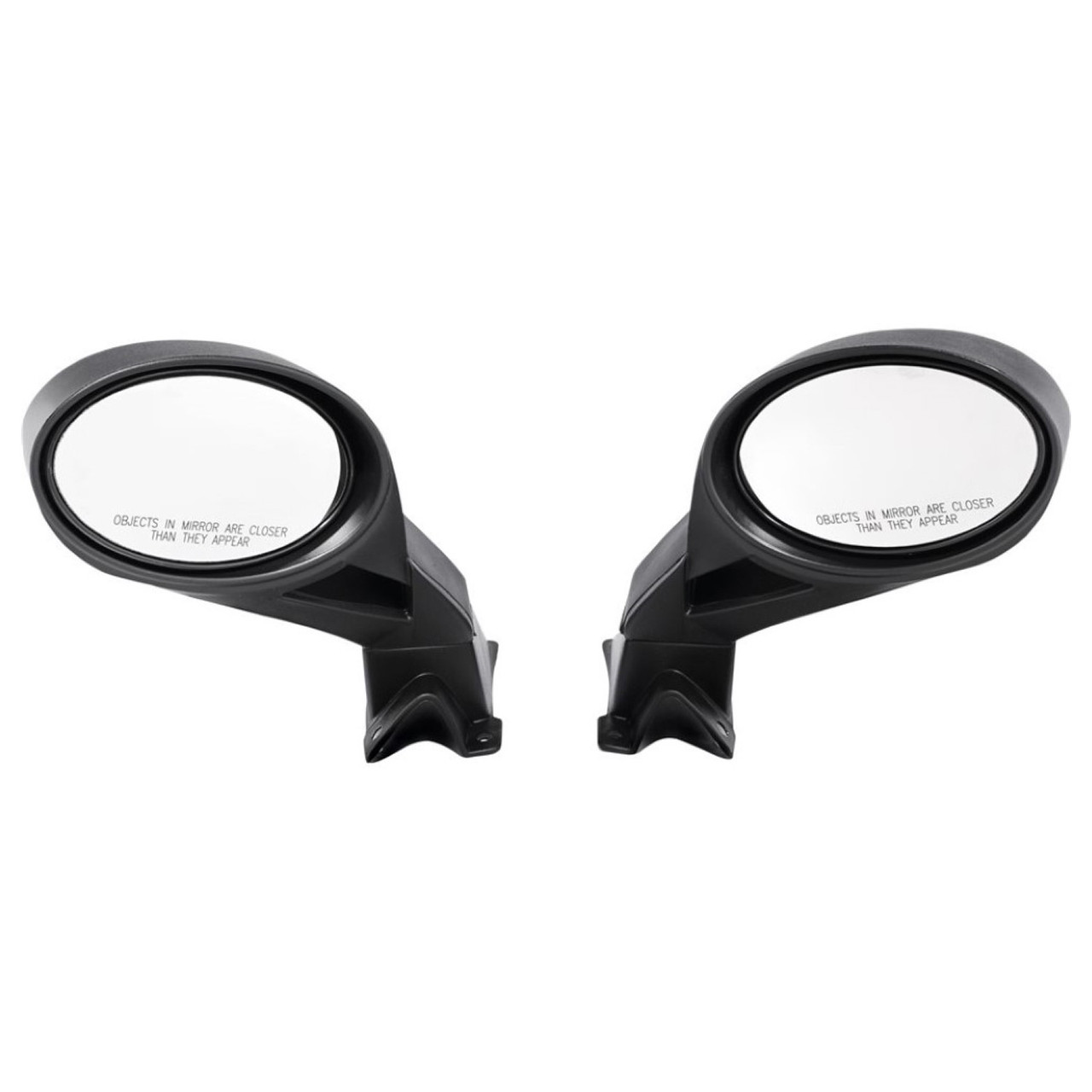 Polaris Snowmobile OEM PRO-RIDE Black Hood Mount Snowmobile Mirrors, 2877803