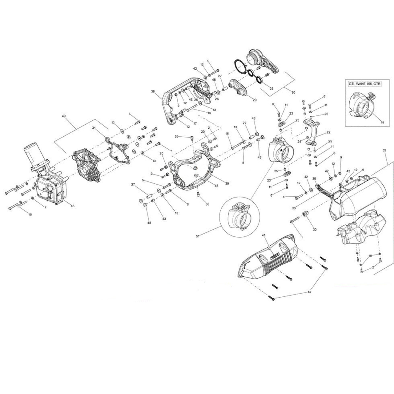 Sea-Doo New OEM Intelligent Brake And Reverse/IBR Actuator, 278003040