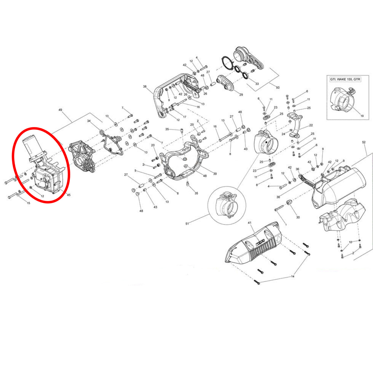 Sea-Doo New OEM Intelligent Brake And Reverse/IBR Actuator, 278003040
