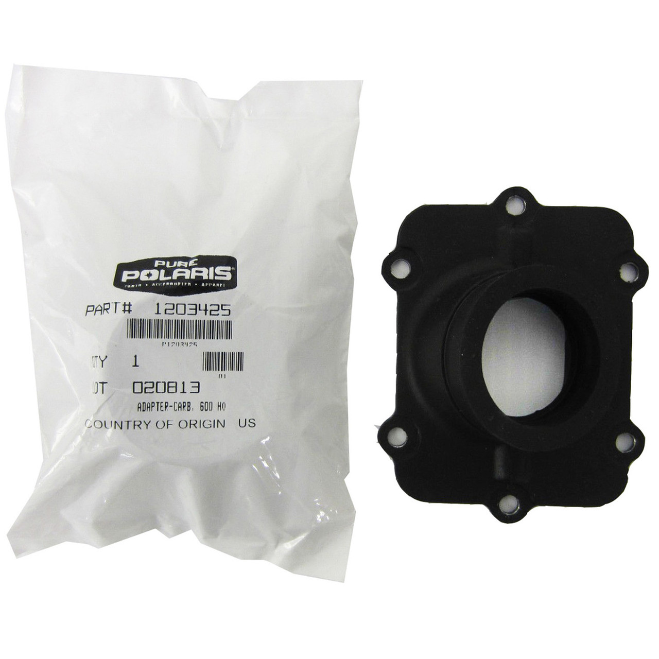 Polaris Snowmobile New OEM Carburetor Adapter, 600 H.O., 1203425