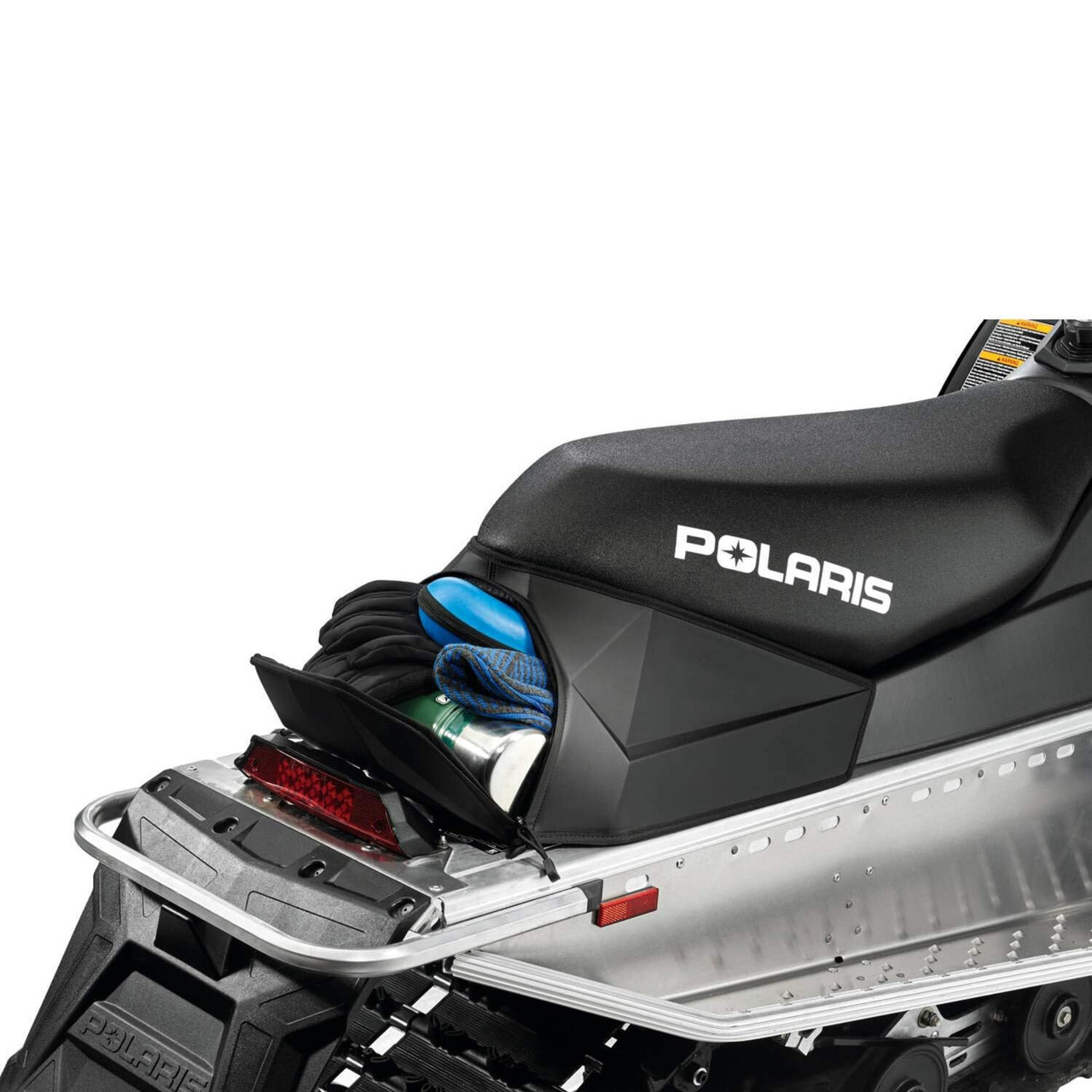 Polaris Snowmobile OEM Lock & Ride Black 15.2 Liter Tunnel Bag, 2882788
