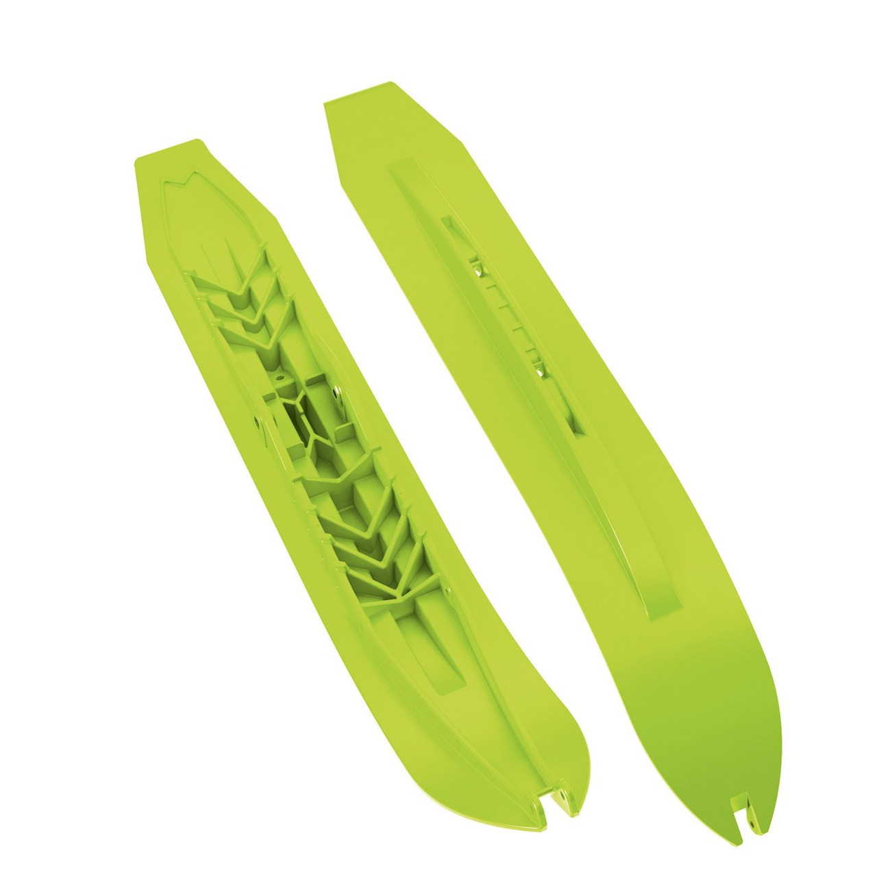 Ski-Doo New OEM, Pilot DS-2 Manta Green Deep Snow Performance Ski, 505073354