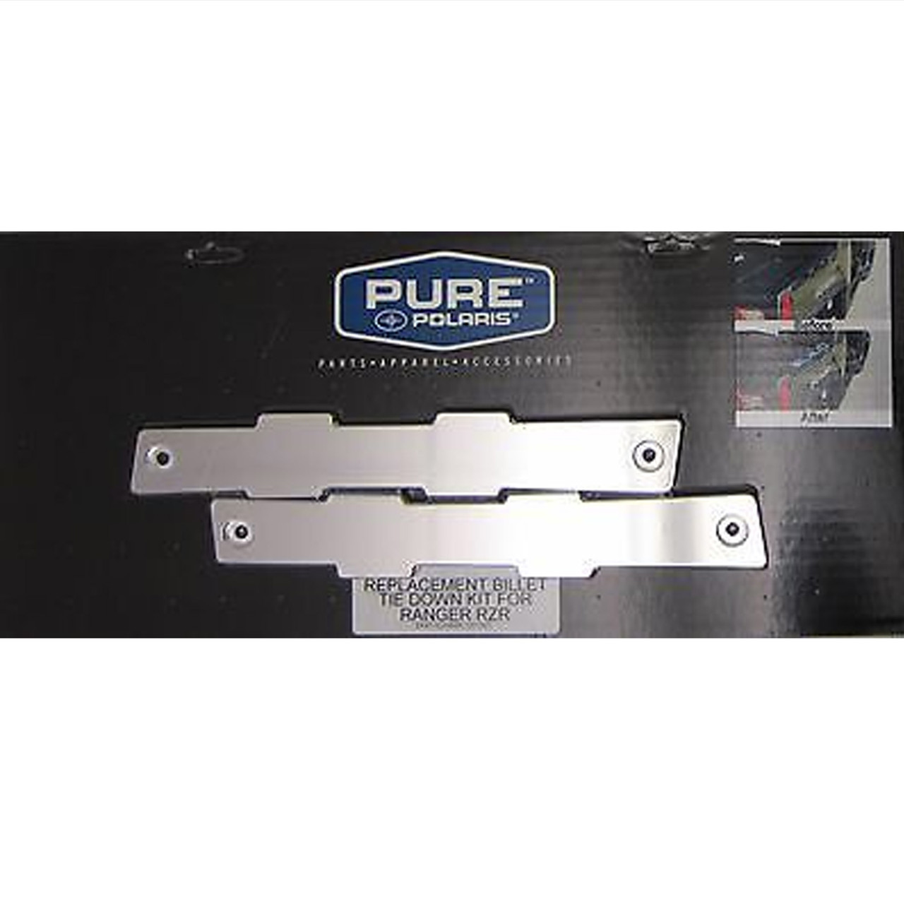 Polaris Razor RZR New OEM Billet Polished Bed Rail Caps/Cover Set (Pair) 800 S 4