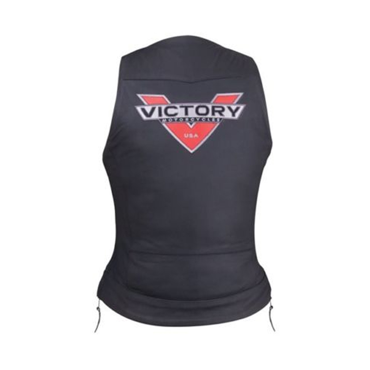 Victory Motorcycle New OEM Women's Leather Borderland Vest, Large, 286373606