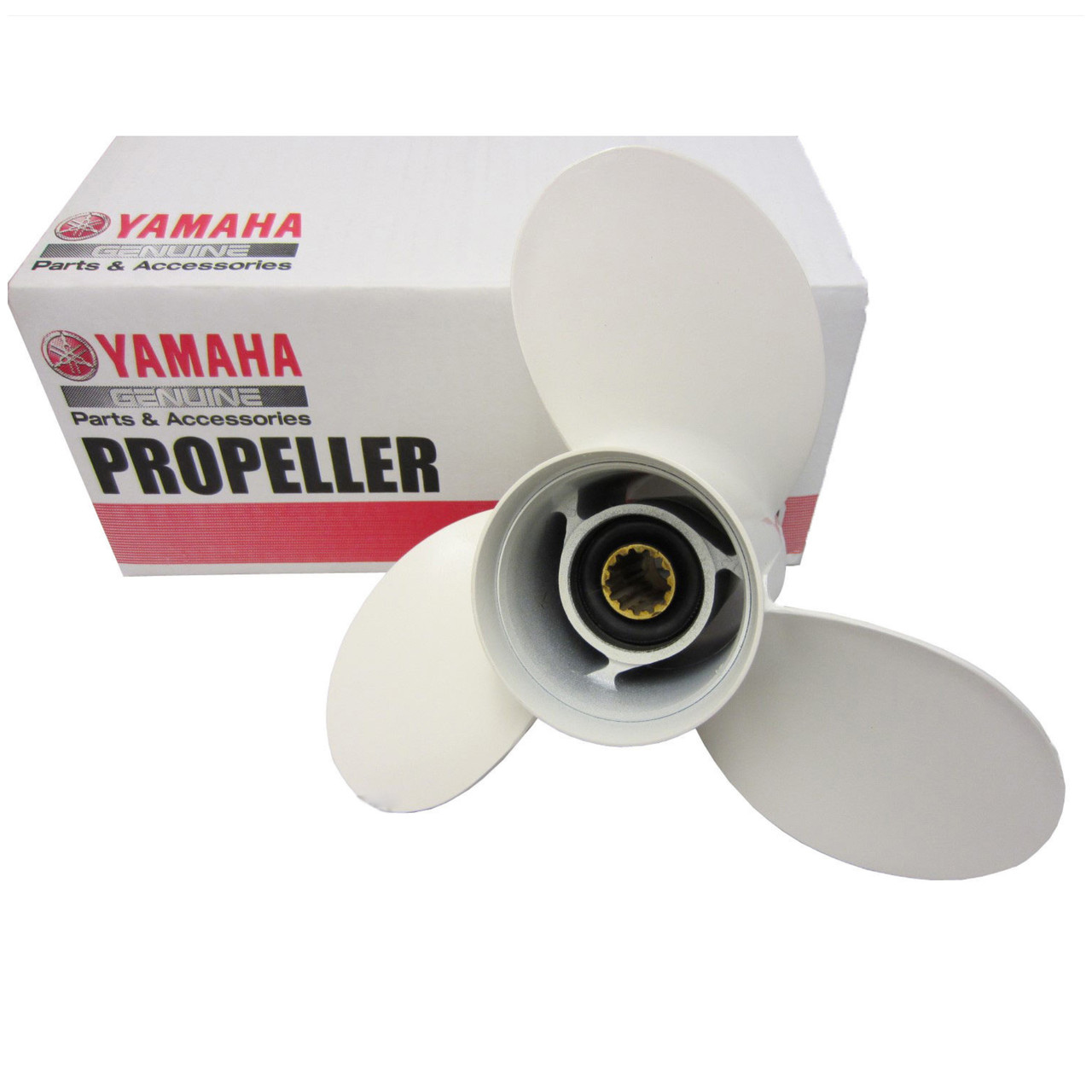 Yamaha New OEM 3 Blade 10-5/8X12 Right Hand Aluminum Propeller, 6H5-45952-00-00