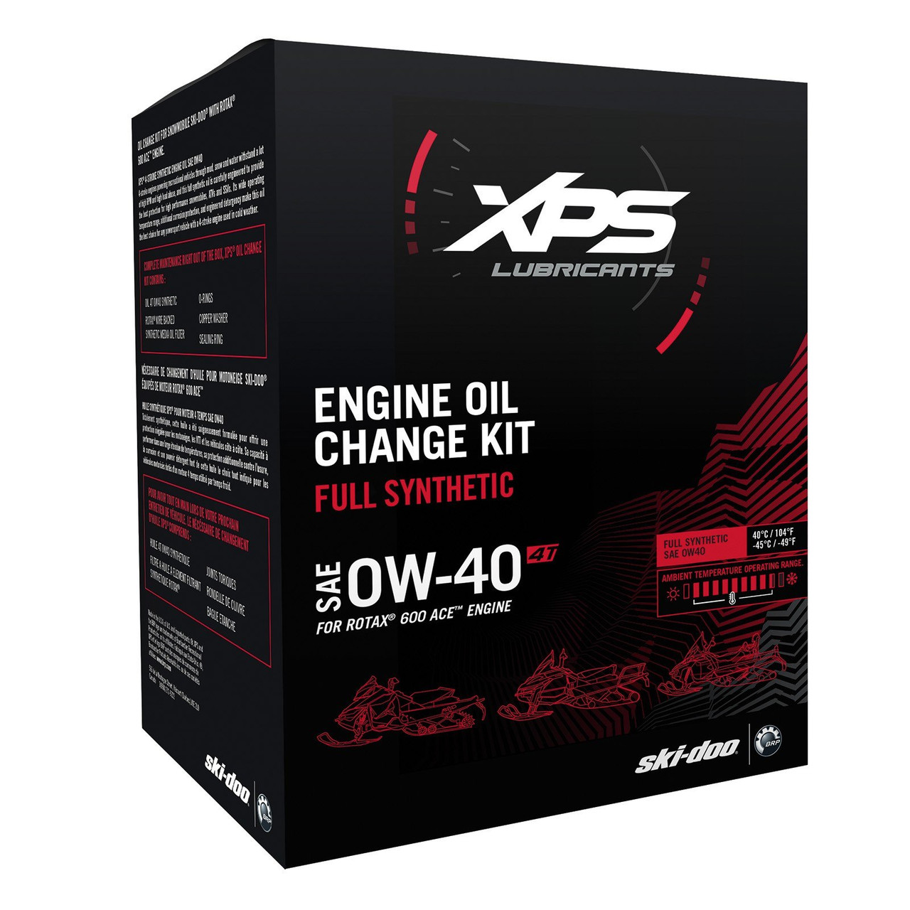 Sea-Doo New OEM XPS 4T 0W-40 Synthetic Oil Change Kit Rotax 600 Ace, 779253