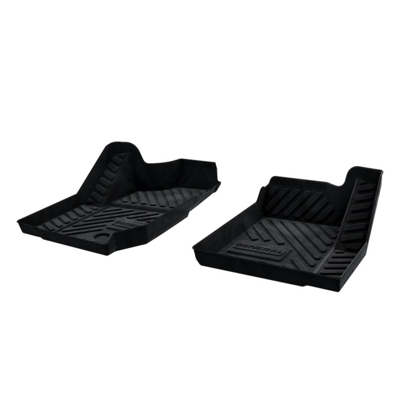 Polaris New OEM Heavy Duty Custom-Molded Front Floor Mats, 2881934