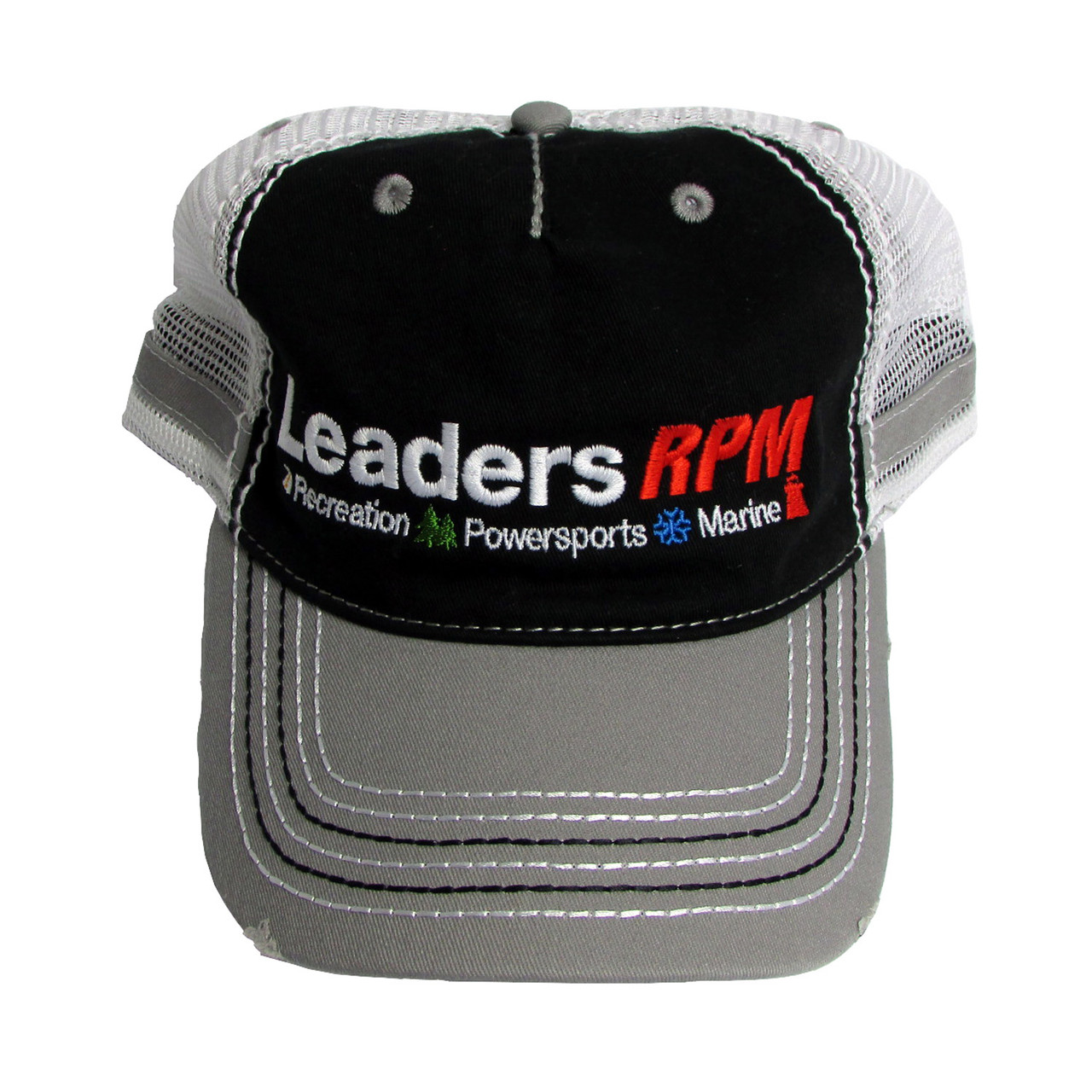 Leaders Rpm New Heavy Washed Chino & Mesh Back Cap, LRPM-0002