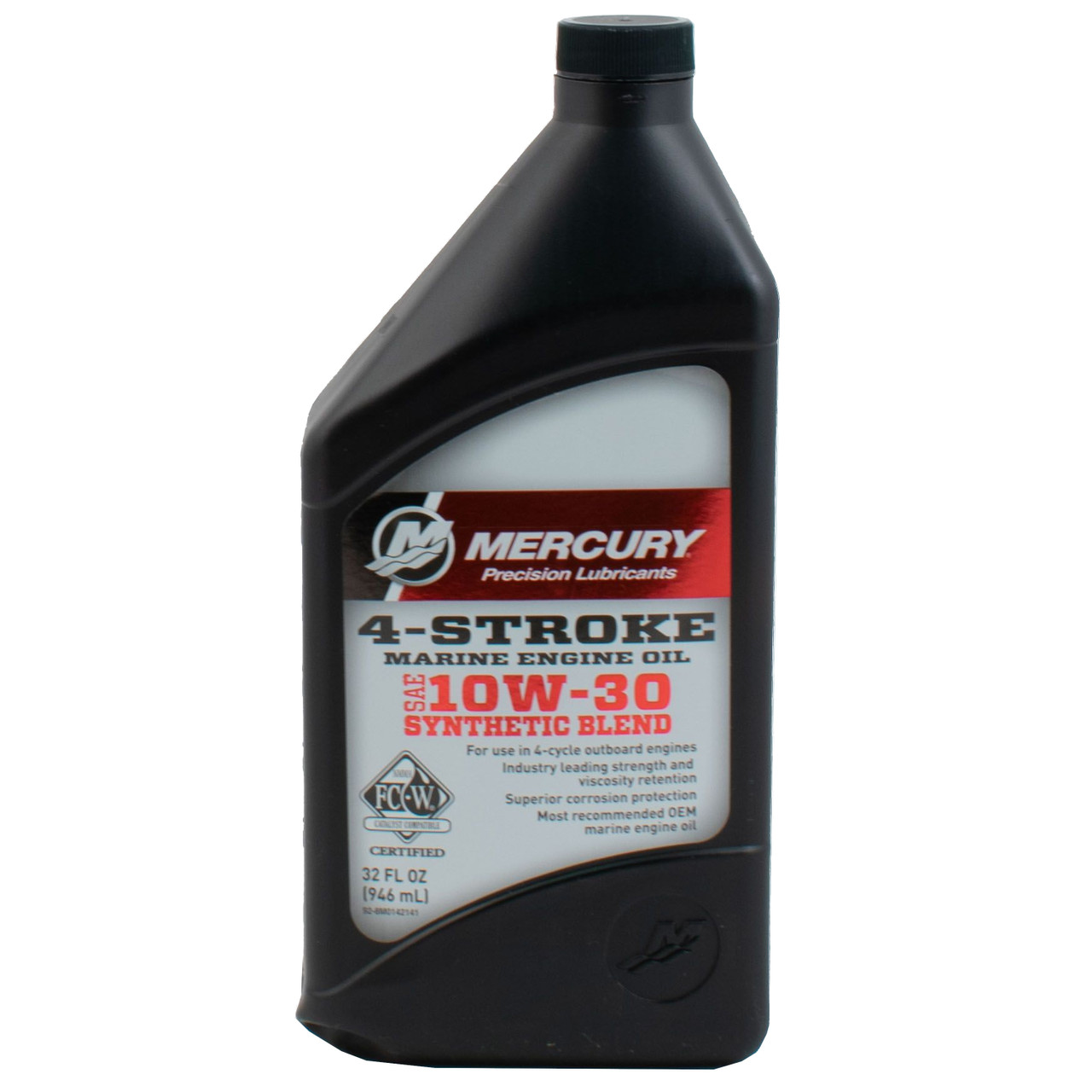 Mercury Marine / Mercruiser New OEM, 4-Stroke 10W30 Synthetic Oil, 92-8M0142141