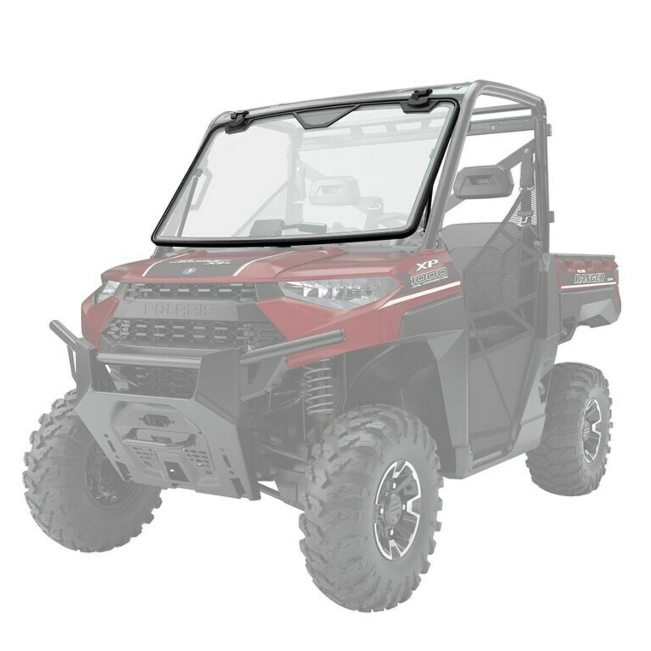 Polaris New OEM Tip-Out Full Windshield, Glass, 2889020