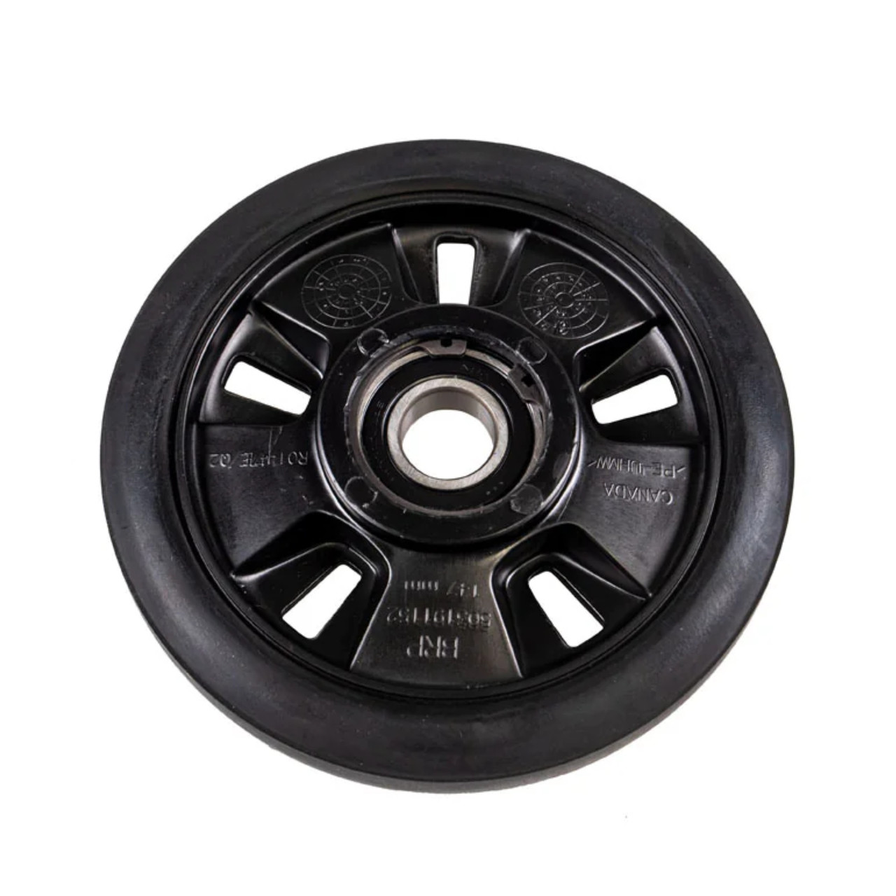 Ski-Doo New OEM Deep Black 147mm Wheel Assembly, 503191152