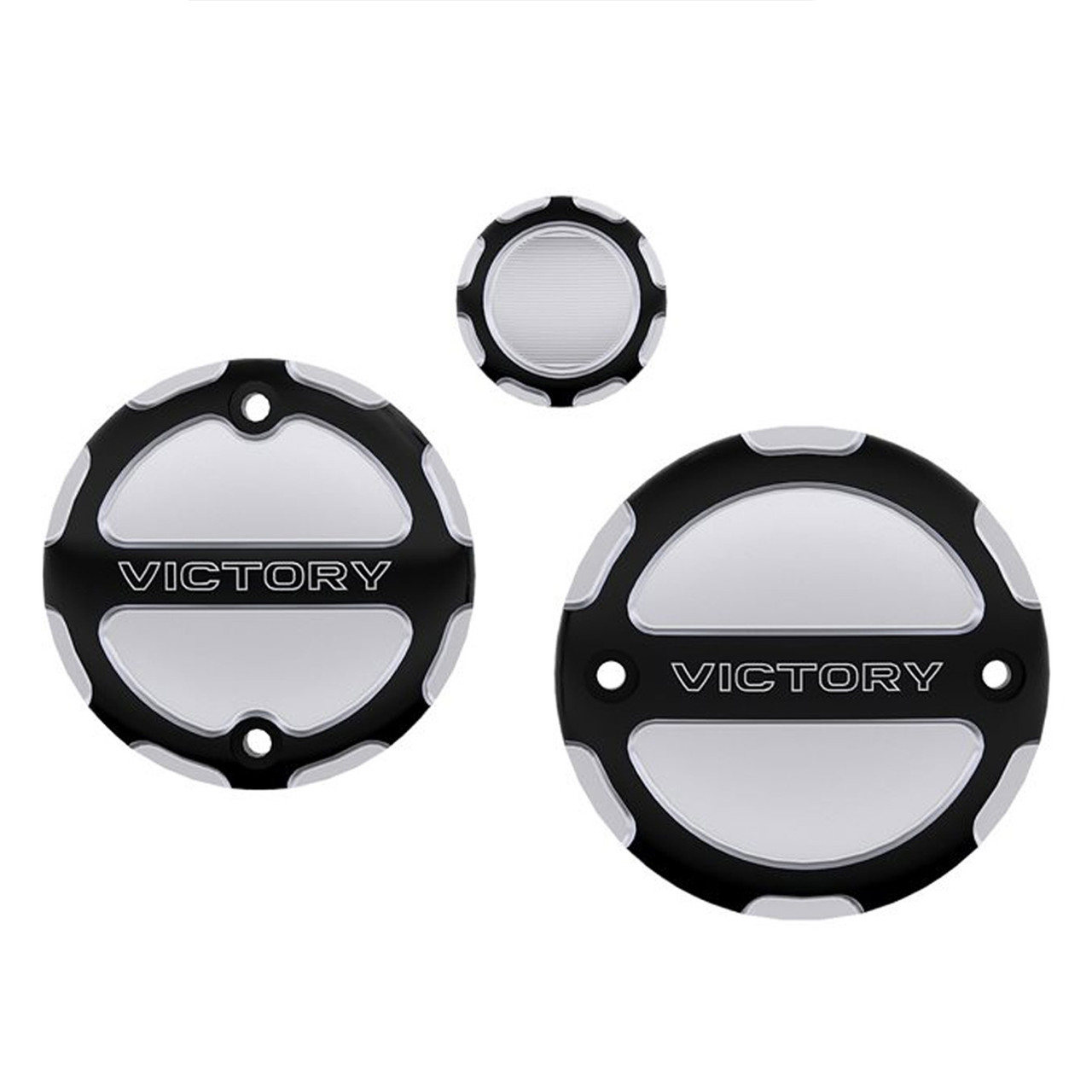 Victory Motorcycle OEM, Branded Billet Aluminum Engine Covers, 2881224-658