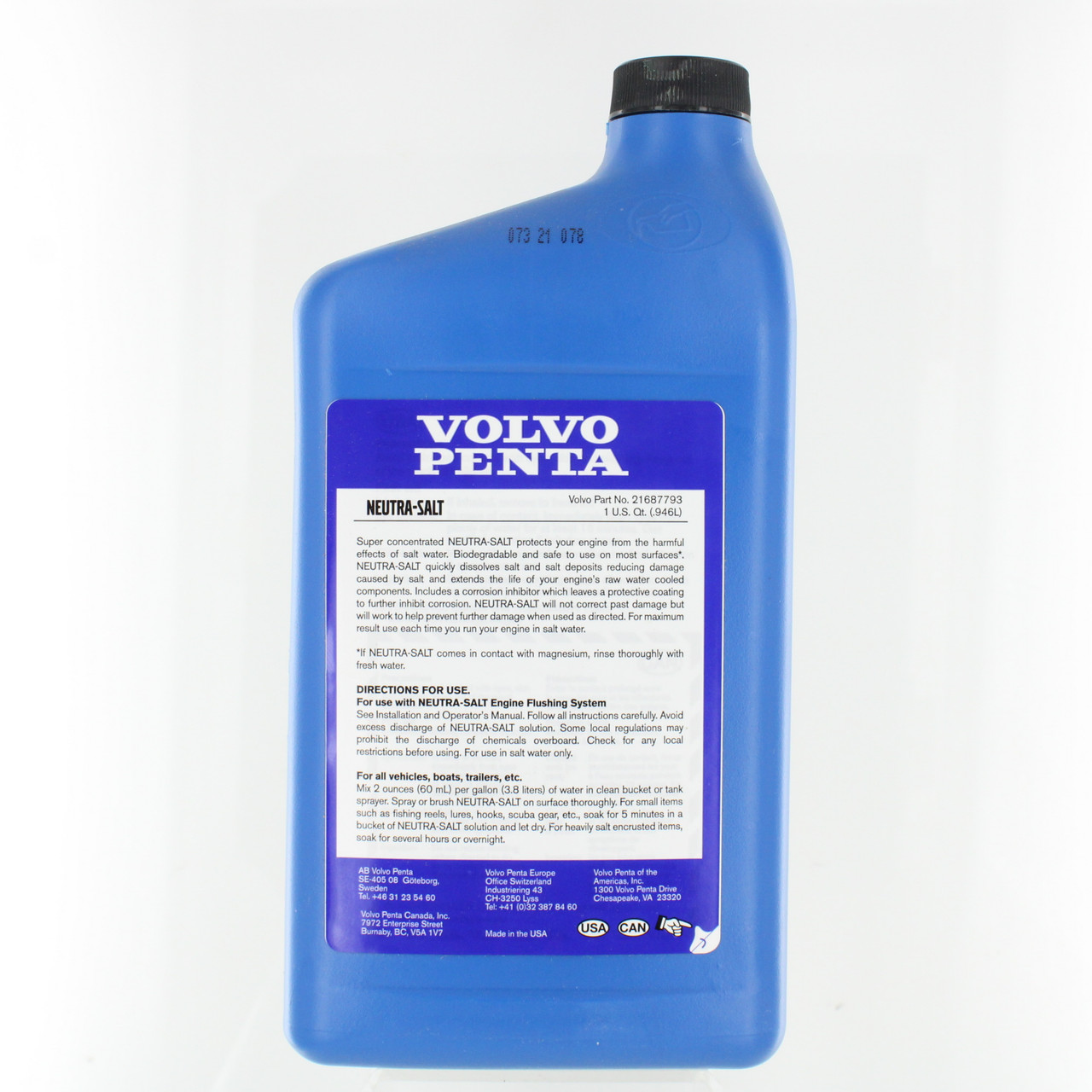Volvo Penta New OEM Neutra-Salt Neutralizing Agent, 21687793