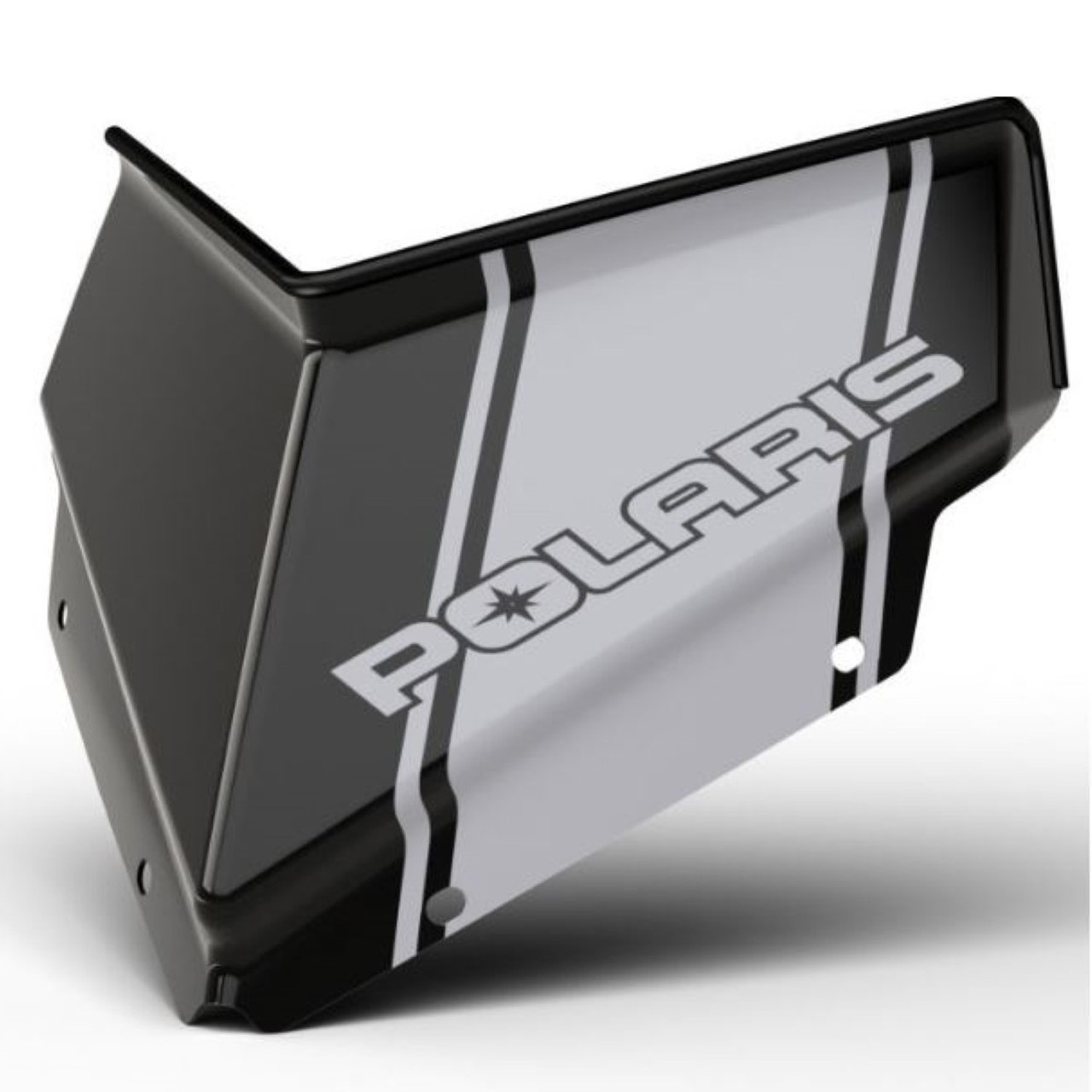 Polaris Snowmobile New OEM Low Windshield with Striped Logo, 2880385