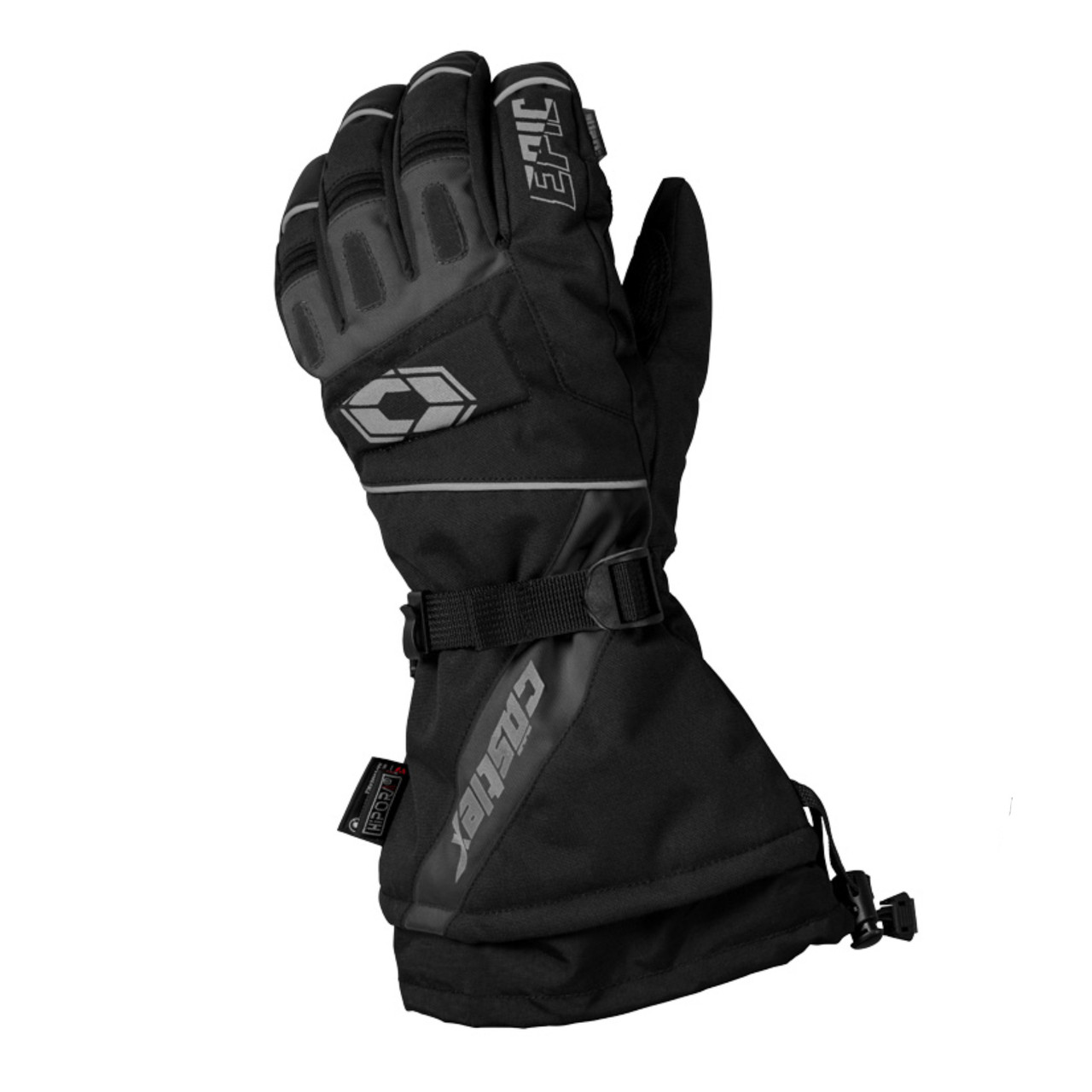 Castle X New Men's 2X-Large Black/Charcoal Epic Plus Gloves, 74-6069