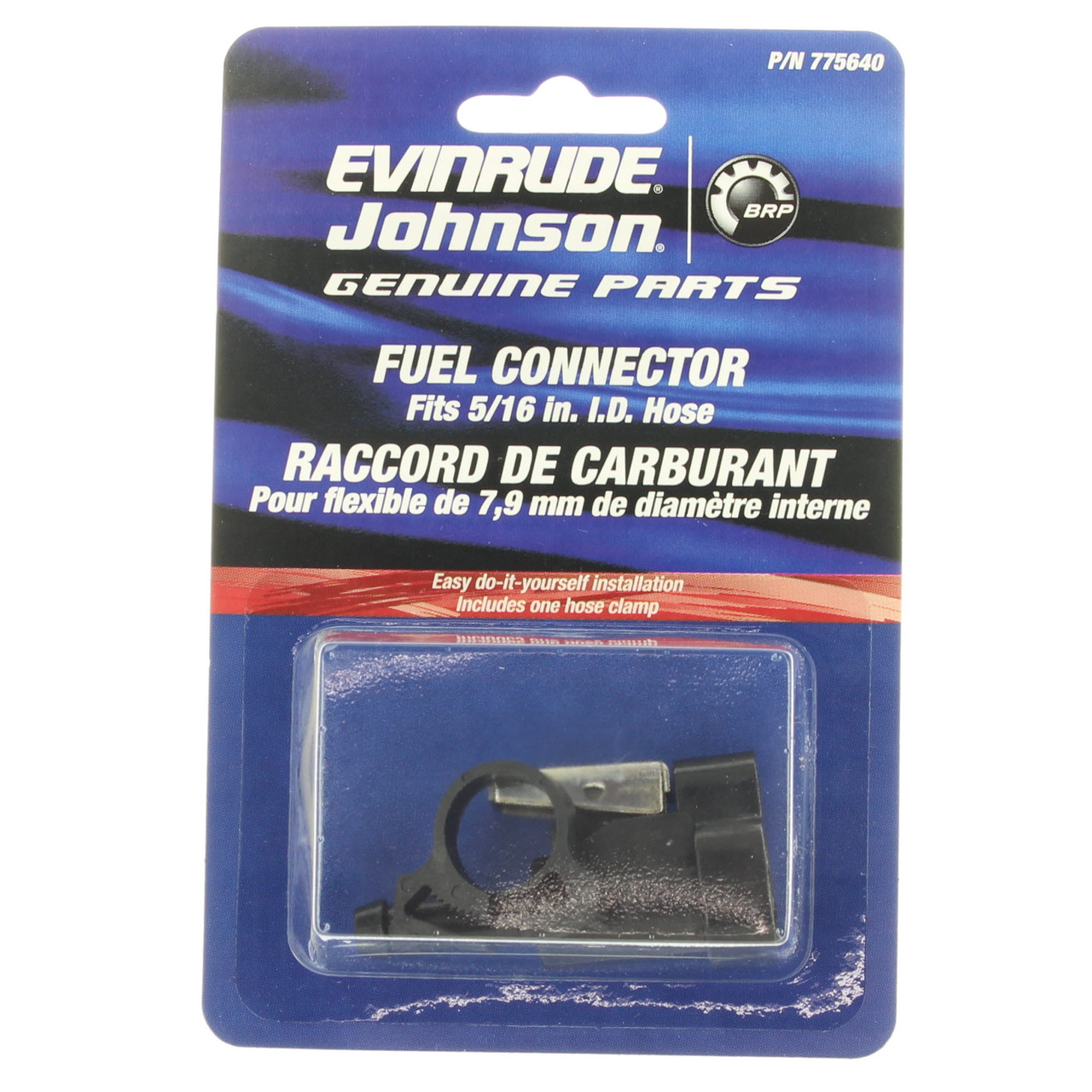 Johnson Evinrude OMC New OEM Fuel Connector Kit, 5/16" Hose Connector, 0775640